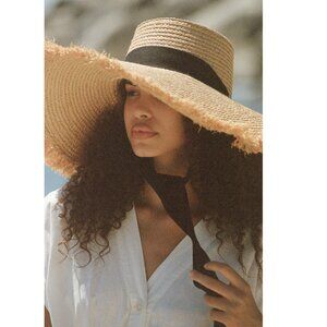 Lack Of Color Ultra Wide Brim Ventura Straw Hat Sun Raffia Coastal Cottagecore